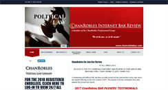 Desktop Screenshot of chanroblesbar.com