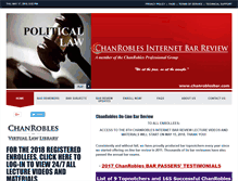 Tablet Screenshot of chanroblesbar.com